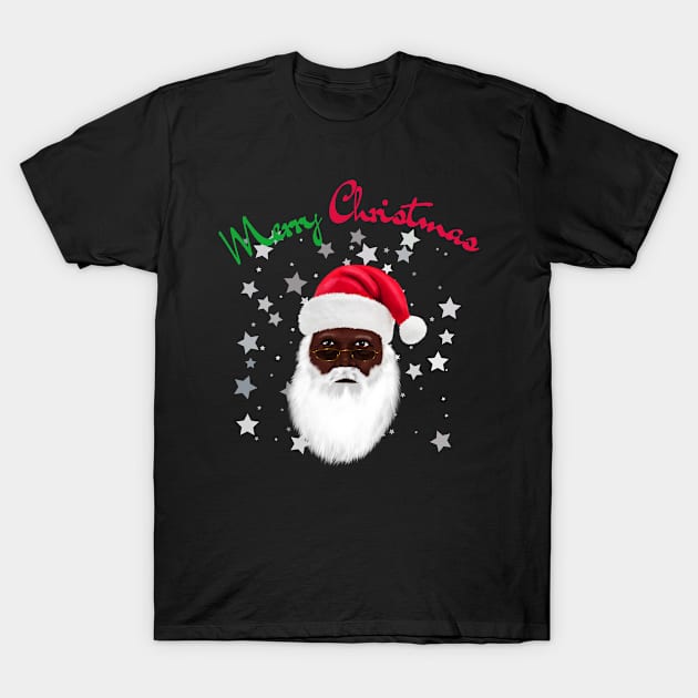 Introducing diversity and inclusion at Christmas, Black Santa, Black culture, Black heritage, Black Pride T-Shirt by johnnie2749